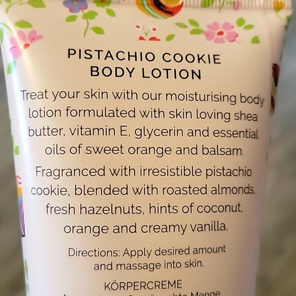 Cath Kidston PISTACHIO COOKIE Shower Gel 10.1 oz & Body Lotion 8.5 oz Set NEW - Picture 5 of 8